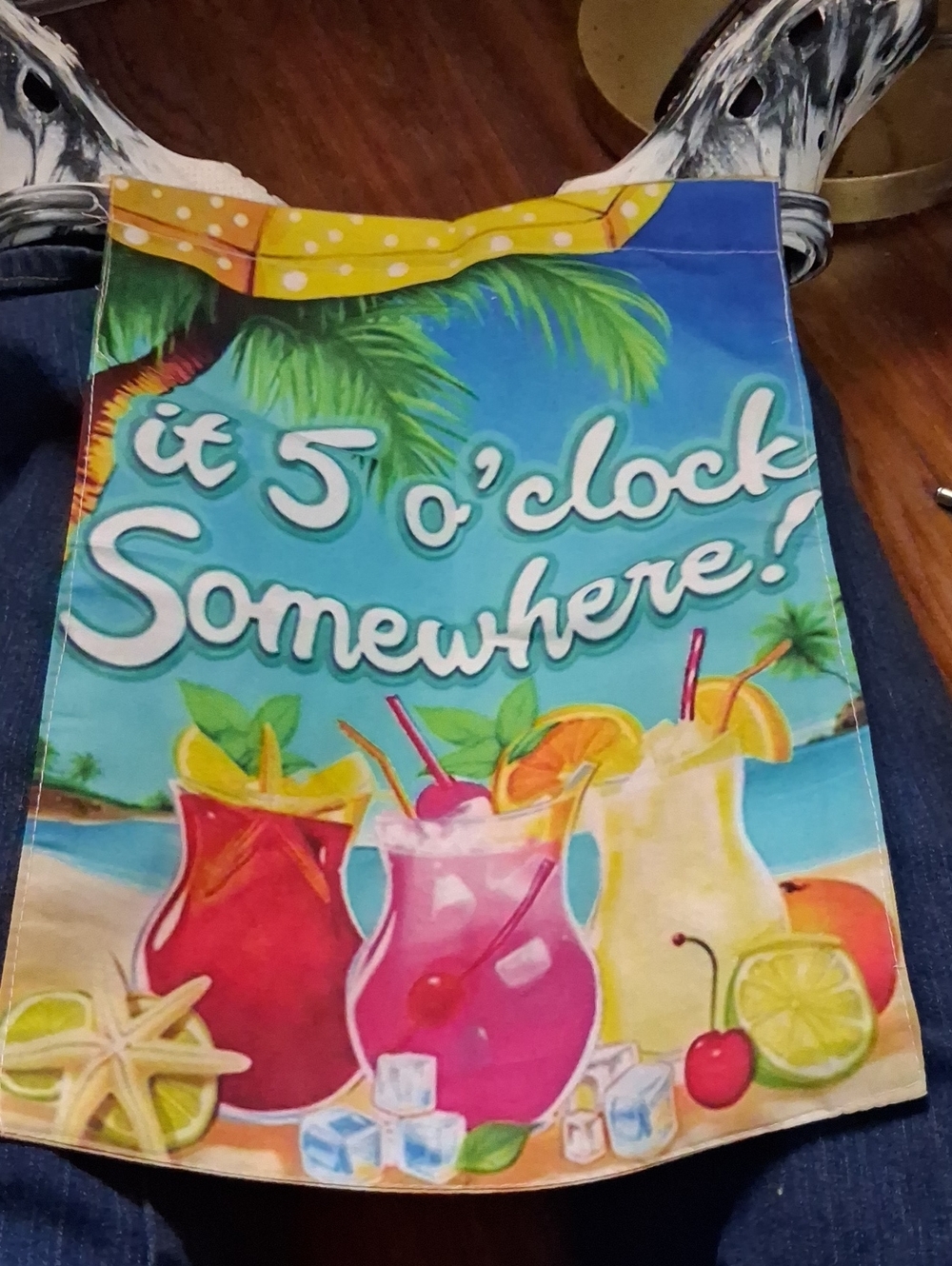 It's 5 O'clock Somewhere Decorative Flag